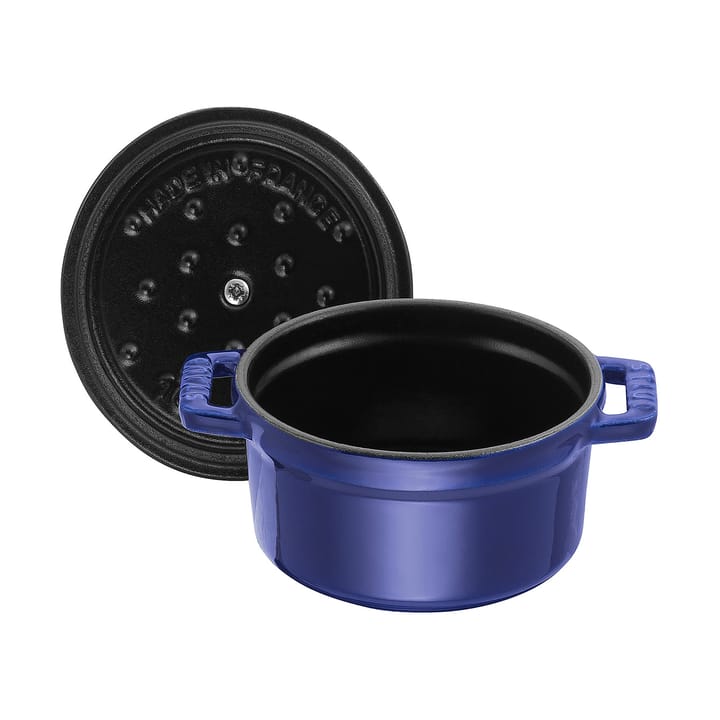 Staub La Cocotte round pot cast iron 0.25 L, Dark blue STAUB