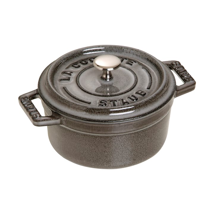 Staub La Cocotte round pot cast iron 0.25 L - Graphite gray - STAUB