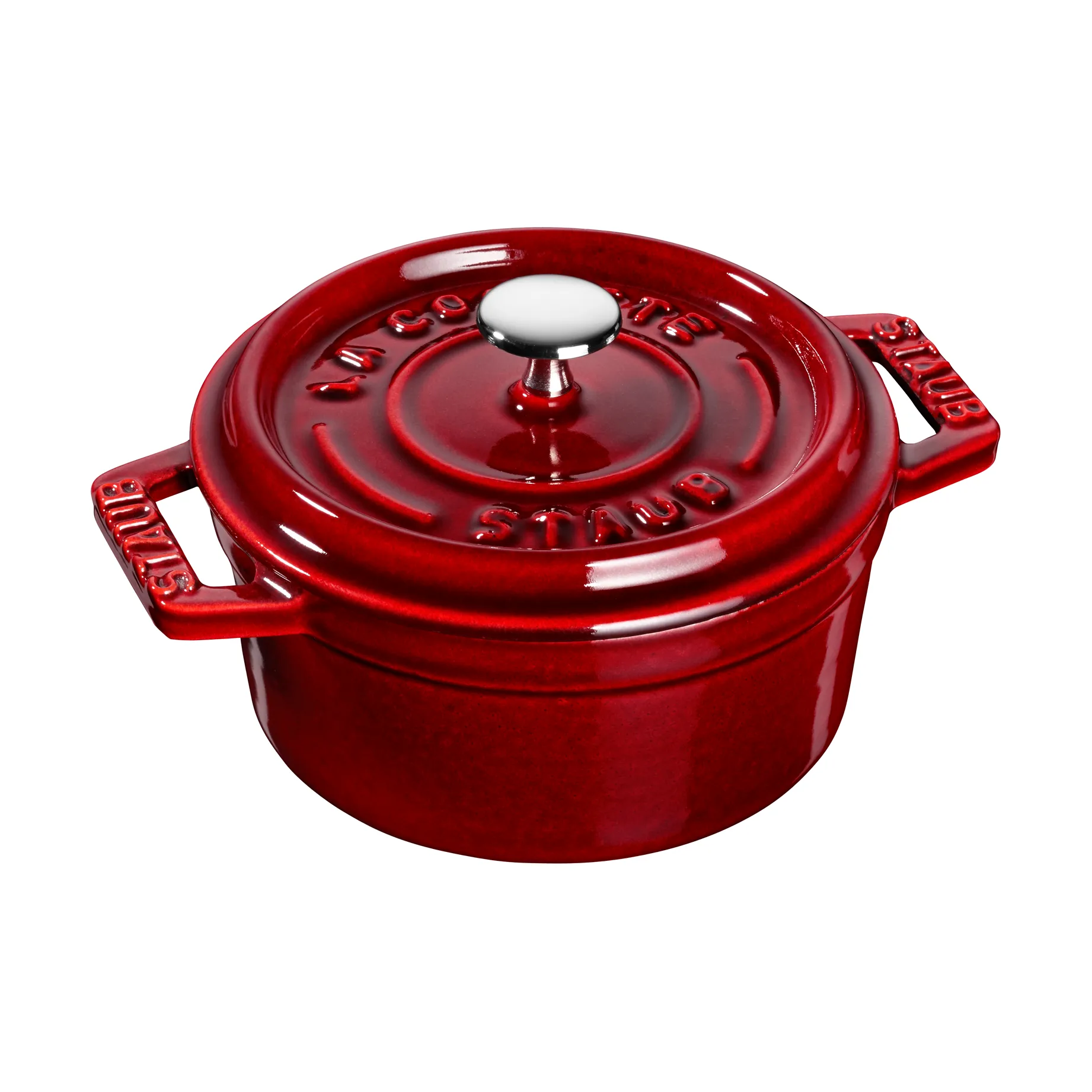 Staub La Cocotte round pot cast iron 0.25 L, Grenadine red STAUB