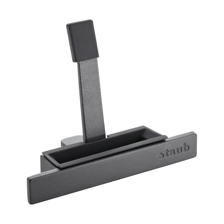 Staub lid holder cast iron-silicone - Black - STAUB