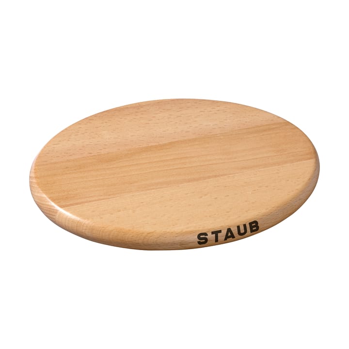 Staub magnetic trivet oval beech - 15 cm - STAUB