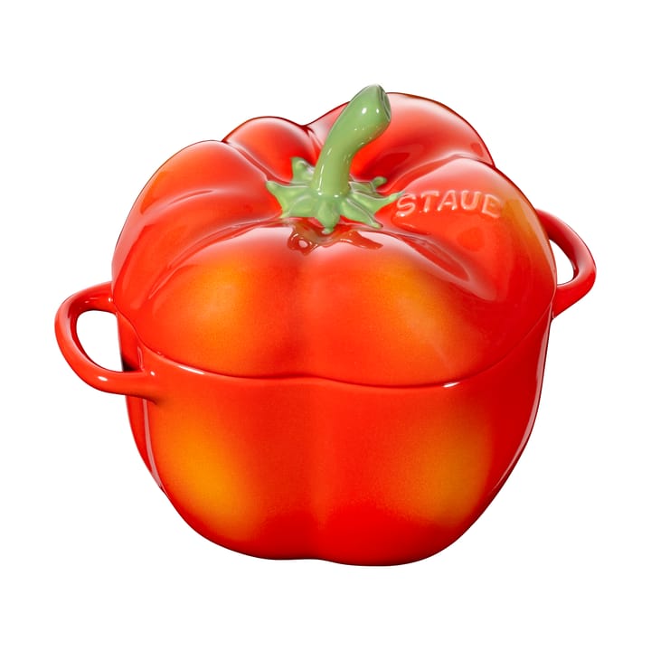 Staub mini cocotte paprika 0.47 L - Orange-red - STAUB
