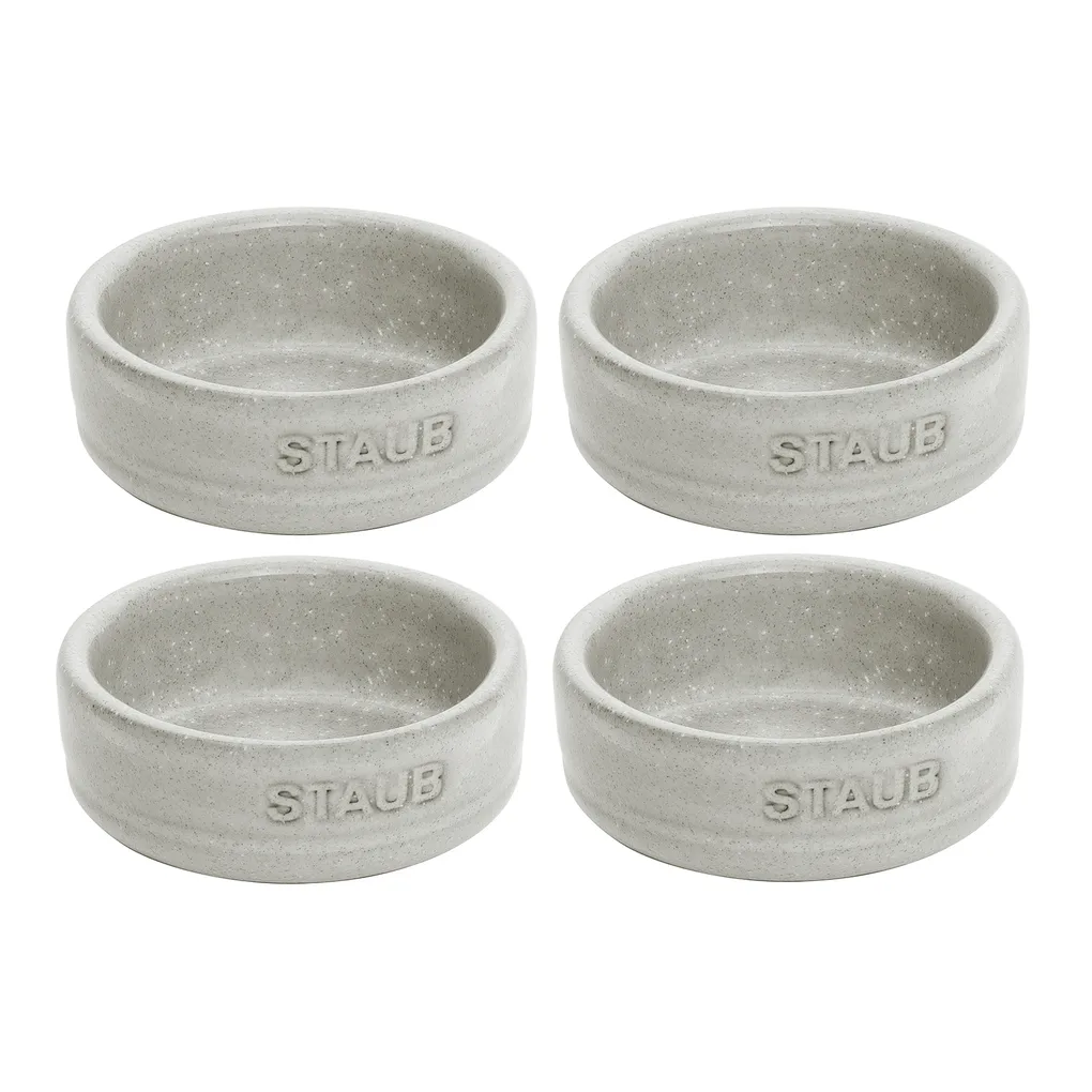 Staub New White Truffle mini bowl 4pack from STAUB