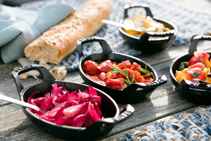 Staub oval baking dish cast iron 15 cm, Black STAUB