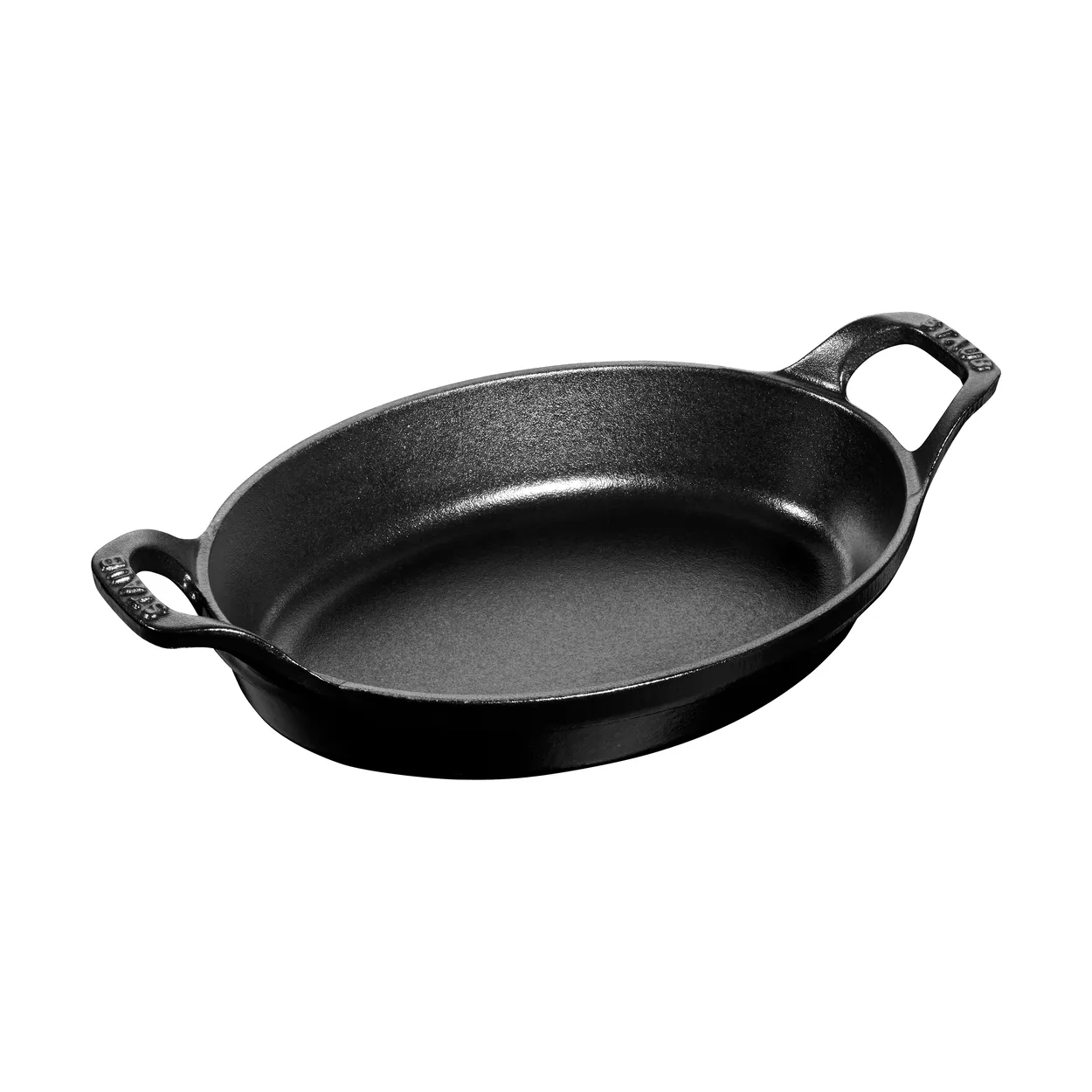 Staub oval baking dish cast iron 28 cm Black | Scandinavian Design | Oven dishes | Black