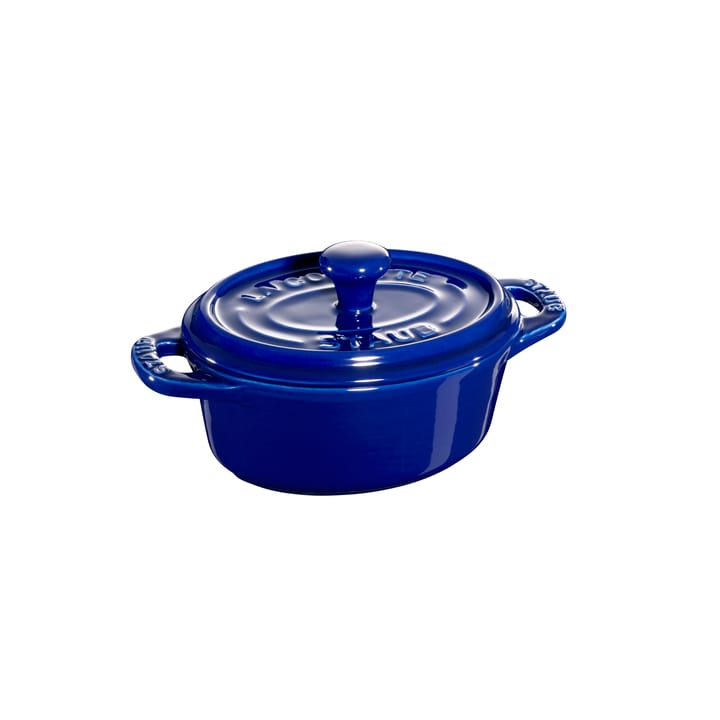 Staub oval mini casserole dish 0.2 l - blue - STAUB