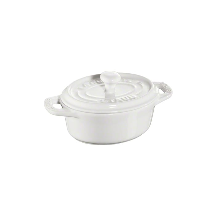 Staub oval mini casserole dish 0.2 l - white - STAUB