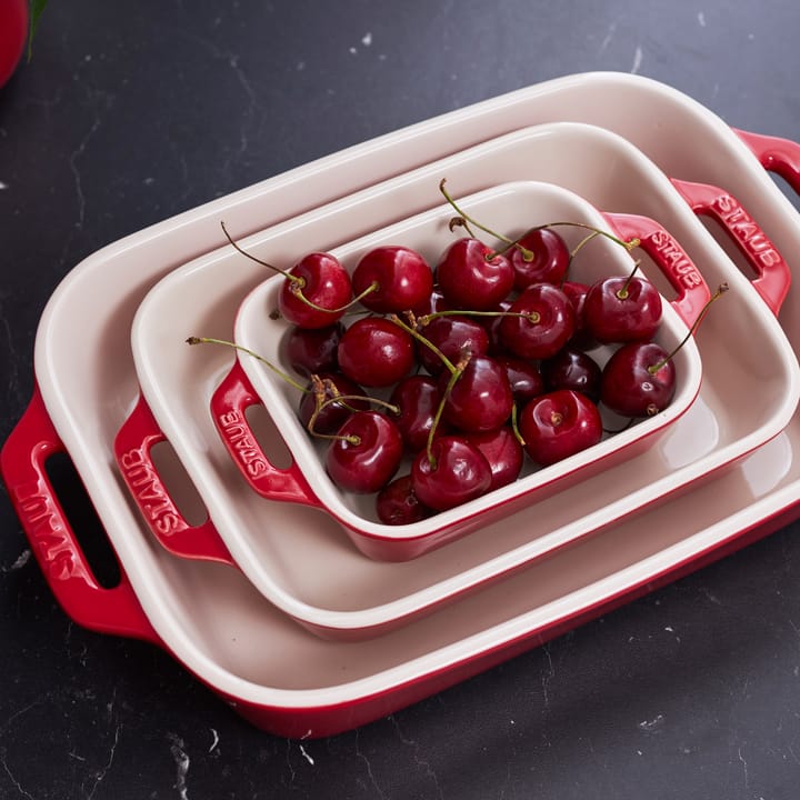 Staub oven dishes 3 pieces - Cherry - STAUB