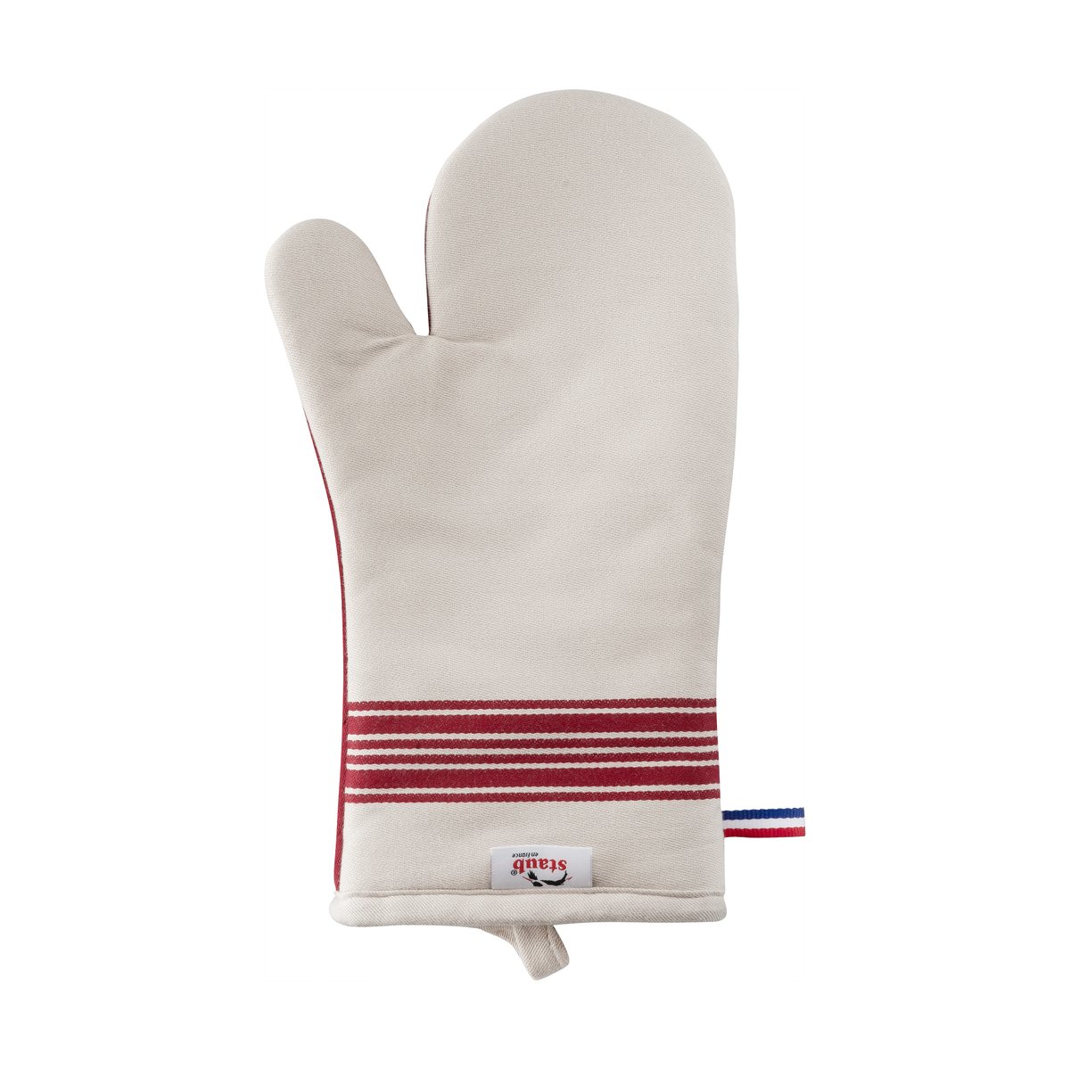 Staub oven mitt 2-pack cotton Cherry-beige | Scandinavian Design | Oven mitts, gloves & pot holders | Red