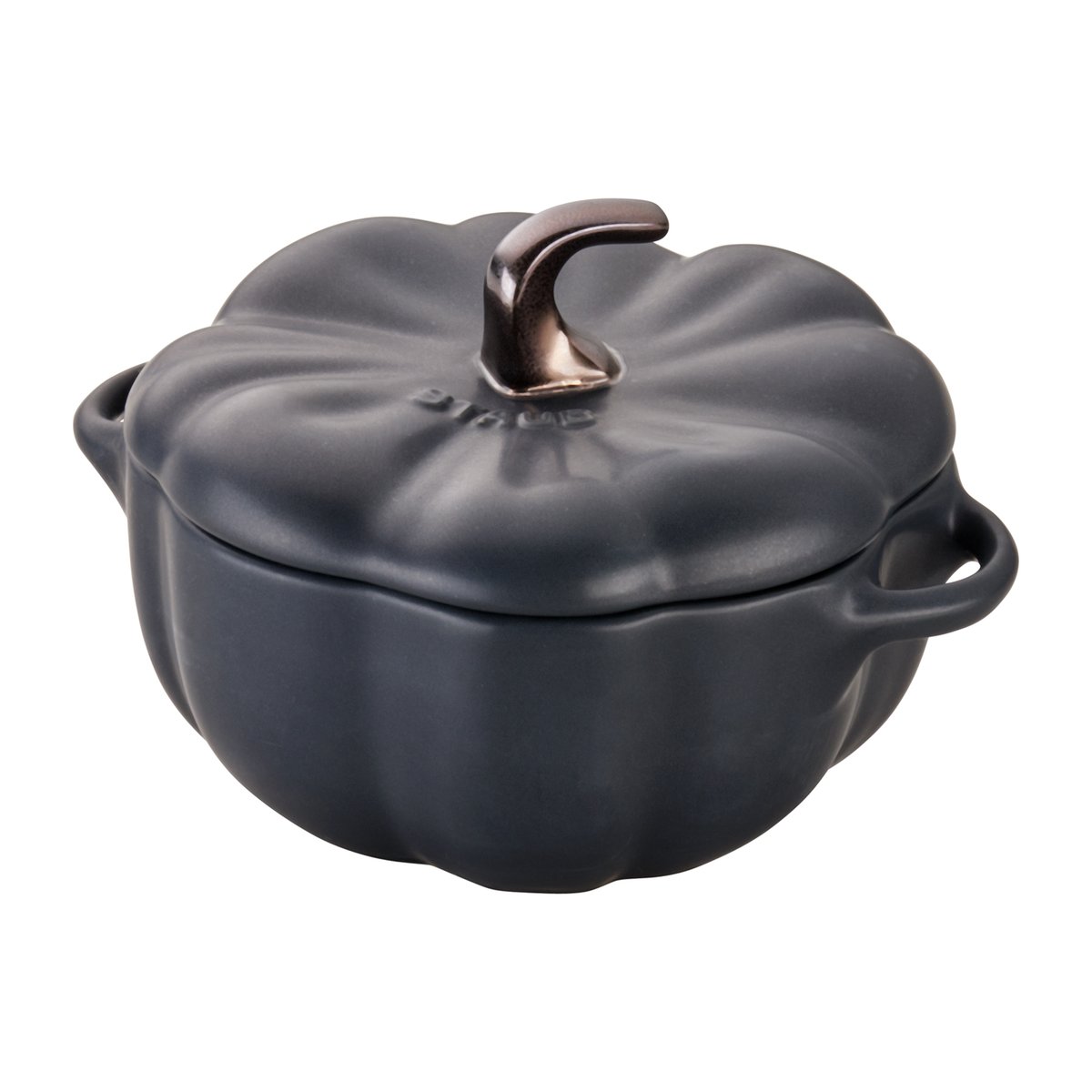 Staub pumpkin casserole dish black stoneware 0.47 L