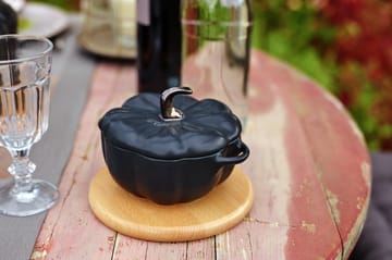 Staub pumpkin casserole dish black stoneware - 0.7 L - STAUB