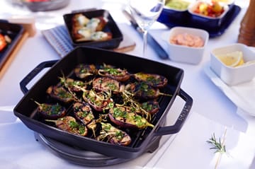 Staub Pure grill pan cast iron square black - 28 cm - STAUB