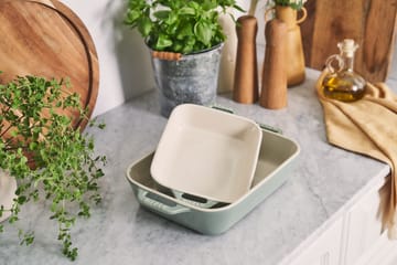 Staub rectangular cast iron baking dish set 2 pieces - Eucalyptus wood - STAUB