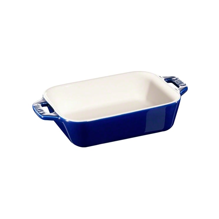 Staub rectangular oven dish 14x11 cm blue | Scandinavian Design | Oven dishes | Blue