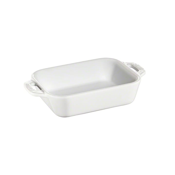 Staub rectangular oven dish 14x11 cm - white - STAUB