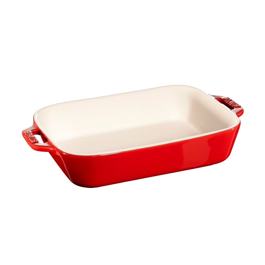 Staub rectangular oven dish 20 x 16 cm red | Scandinavian Design | Oven dishes | Red