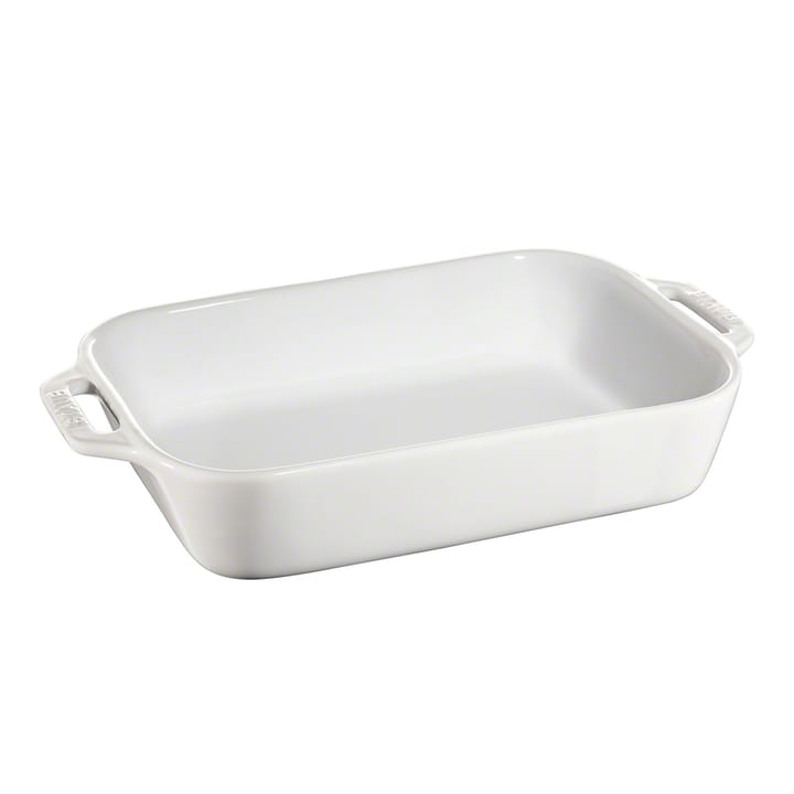 Staub rectangular oven dish 27 x 20 cm - white - STAUB