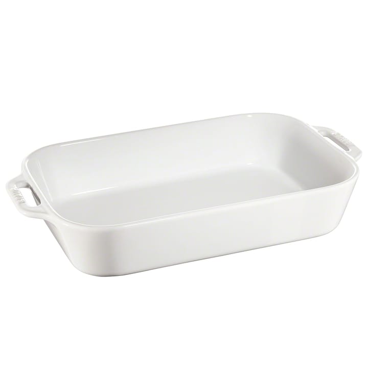 Staub rectangular oven dish 34 x 24 cm - white - STAUB