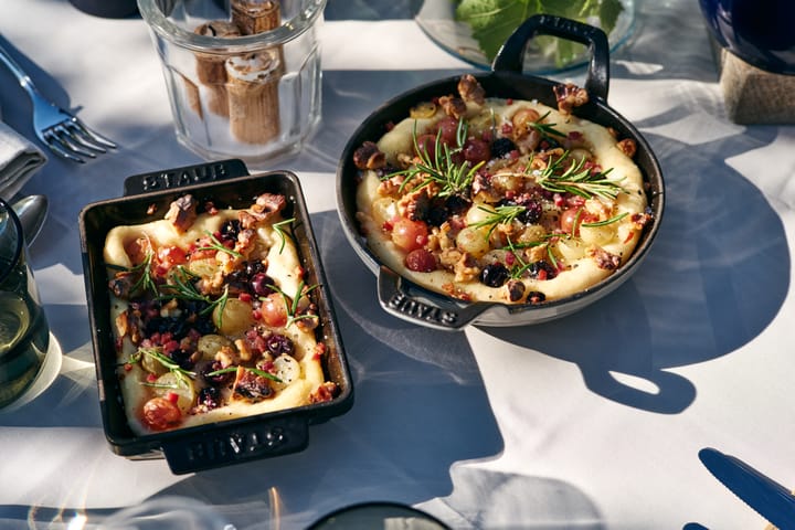 Staub rectangular oven dish cast iron 15x11 cm, Black STAUB