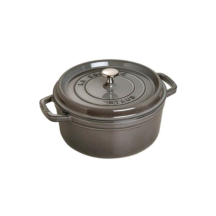 Staub round casserole dish 3.8 l - grey - STAUB