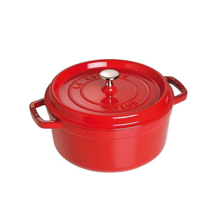 Staub round casserole dish 5.2 l - red - STAUB