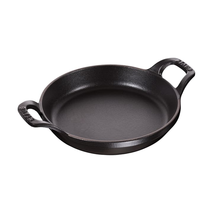 Staub round oven dish cast iron Ø12 cm - Black - STAUB