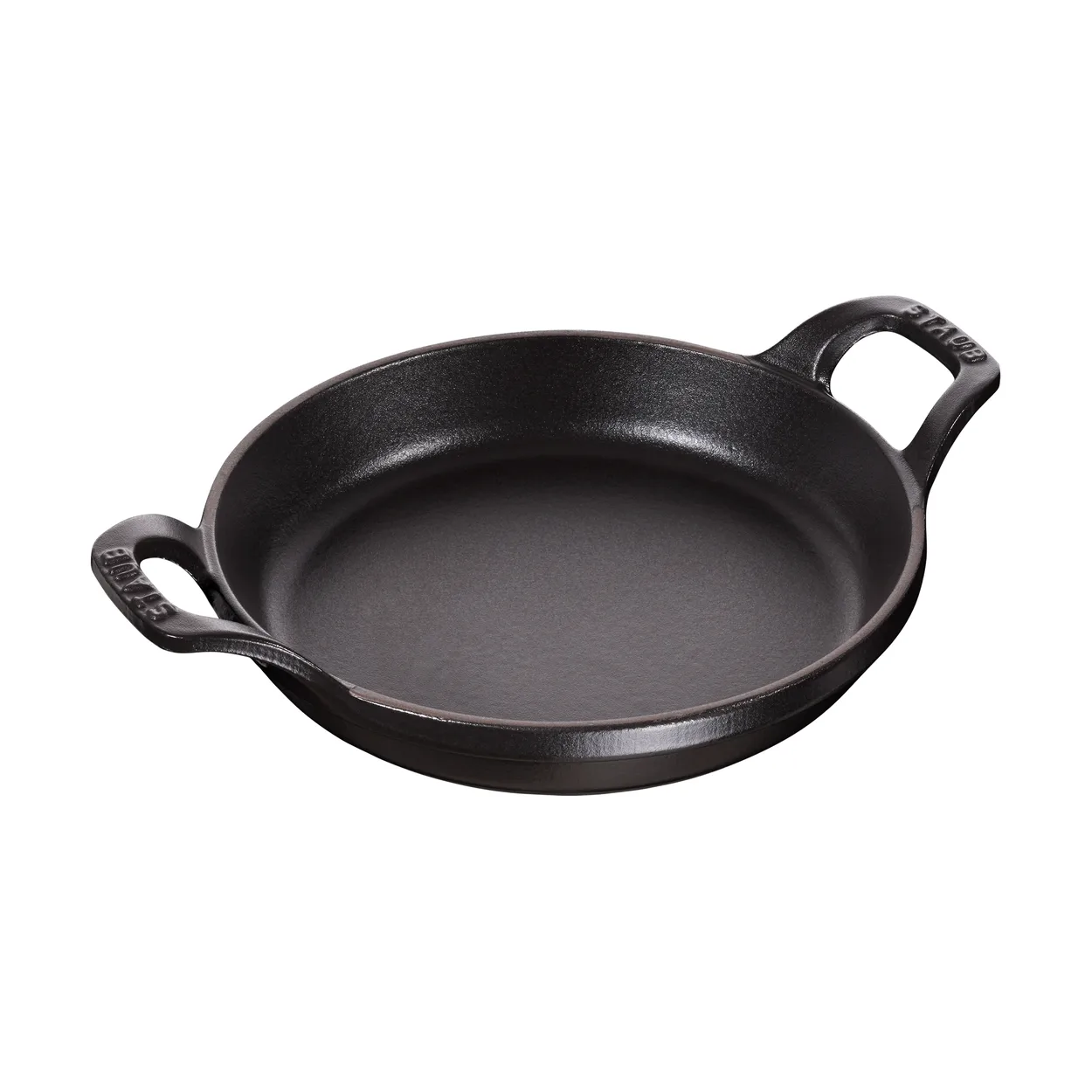 Staub round oven dish cast iron o12 cm Black | Scandinavian Design | Oven dishes | Black