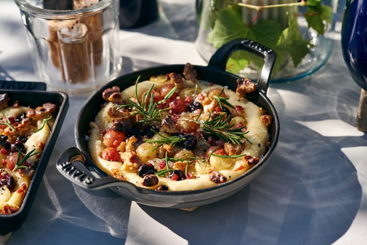 Staub round oven dish cast iron Ø12 cm, Black STAUB