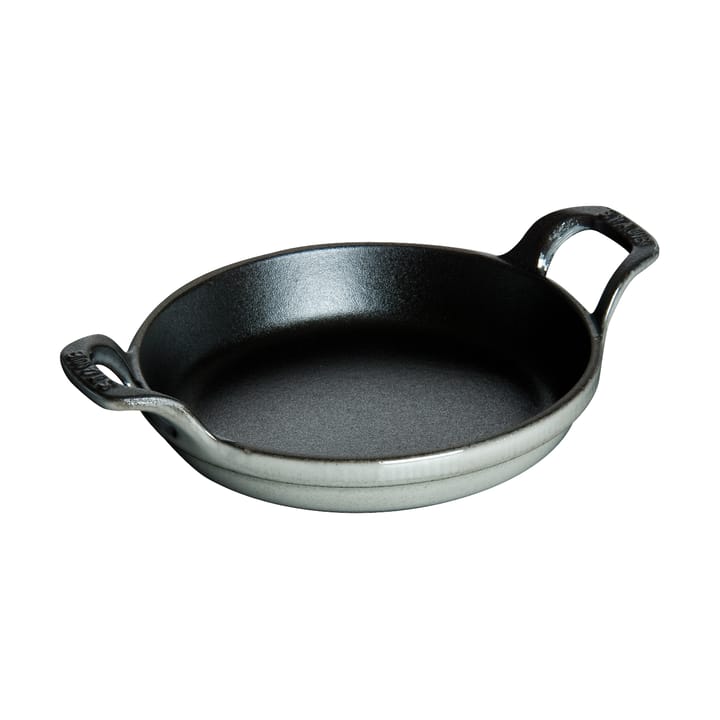 Staub round oven dish cast iron Ø12 cm - Graphite gray - STAUB
