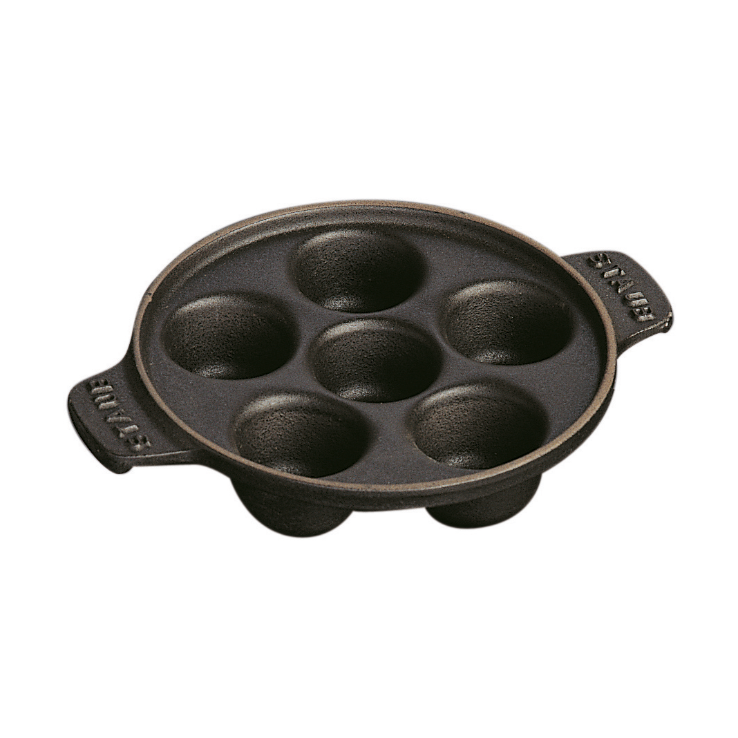 Staub snail plate cast iron o14 cm Black | Scandinavian Design | Frying pans & skillets | Black