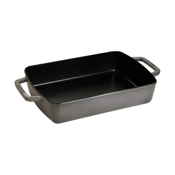 Staub Specialities baking dish 30x20 cm - Graphite gray - STAUB