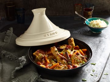 Staub Tagine cast iron black-beige - 20 cm - STAUB