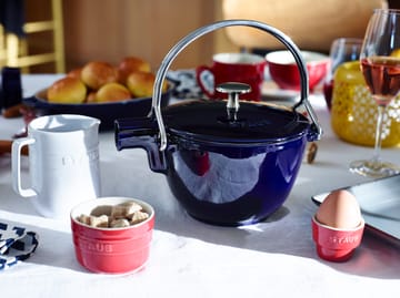 Staub teapot cast iron round 1.15 L - Dark blue - STAUB