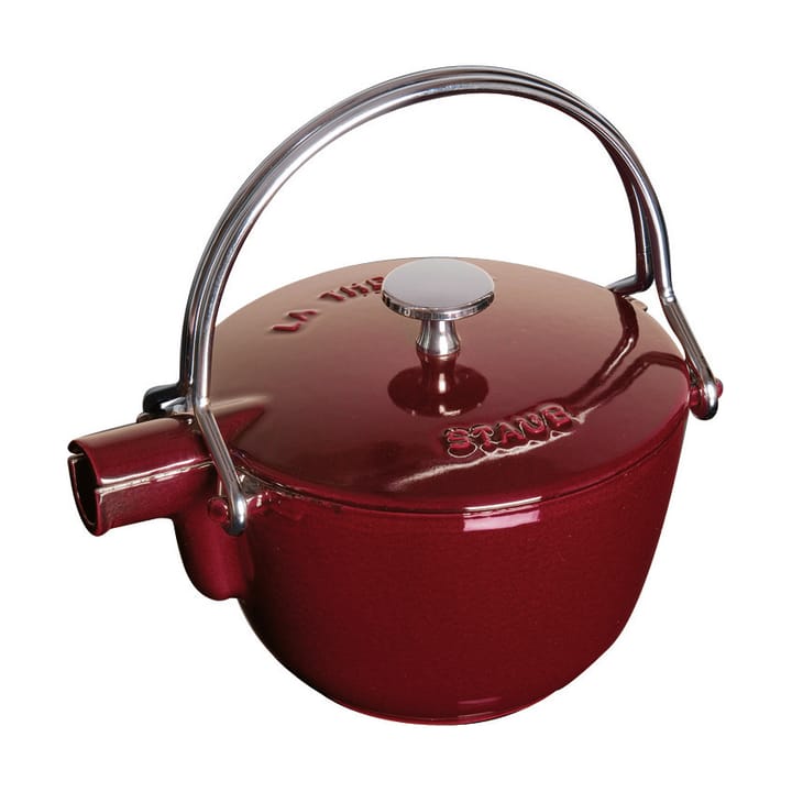 Staub teapot cast iron round 1.15 L - Grenadine red - STAUB