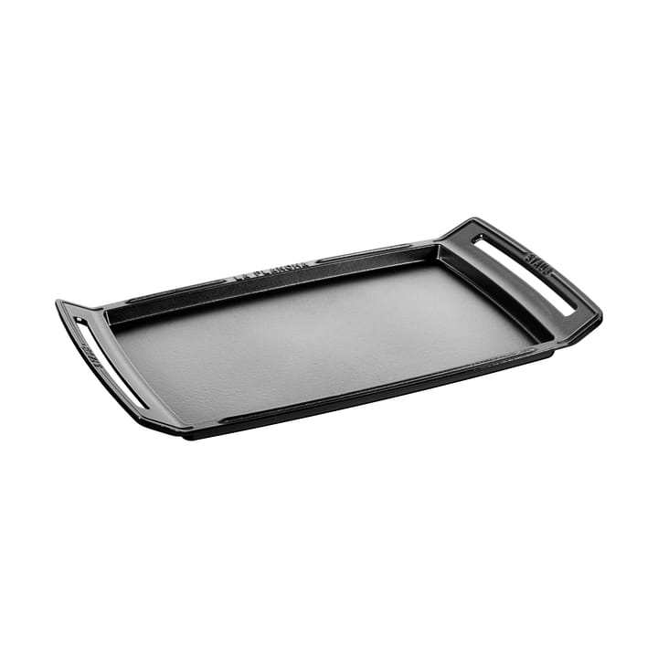 Staub Teppanyaki griddle with handles 38x25 cm - Black - STAUB