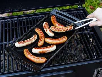 Staub Teppanyaki griddle with handles 38x25 cm - Black - STAUB