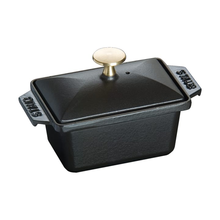 Staub Terrine casserole cast iron black - 15x11 cm - STAUB
