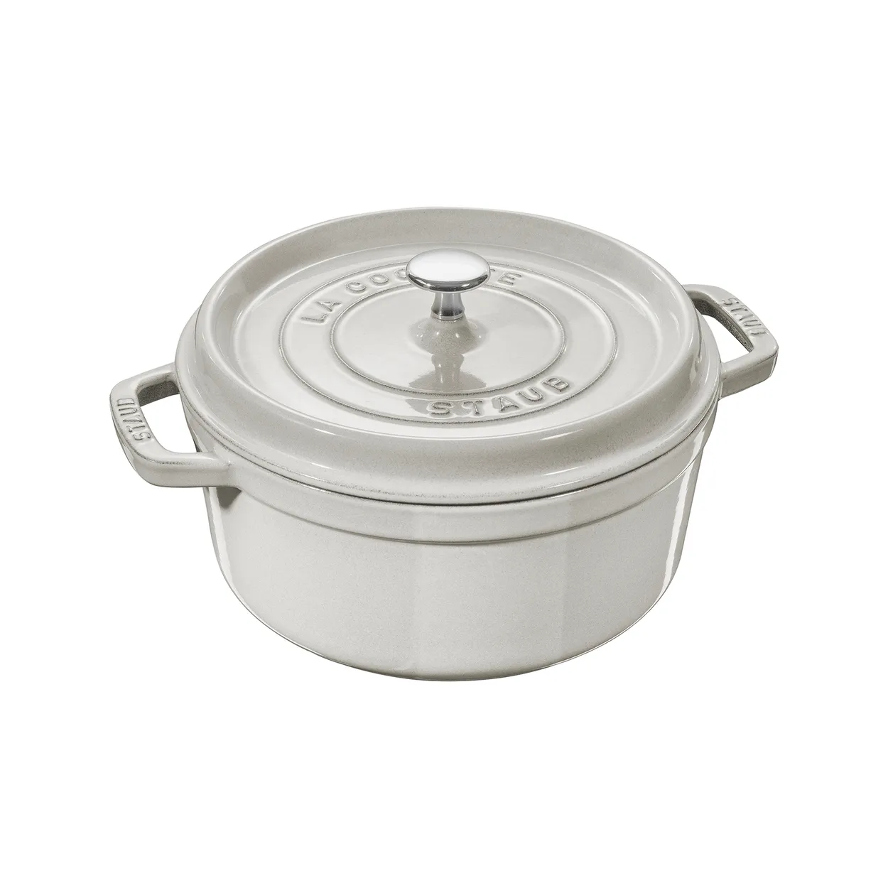 Staub White Truffle casserole 1.7 l | Scandinavian Design | Cooking pots & Casserole dishes | White