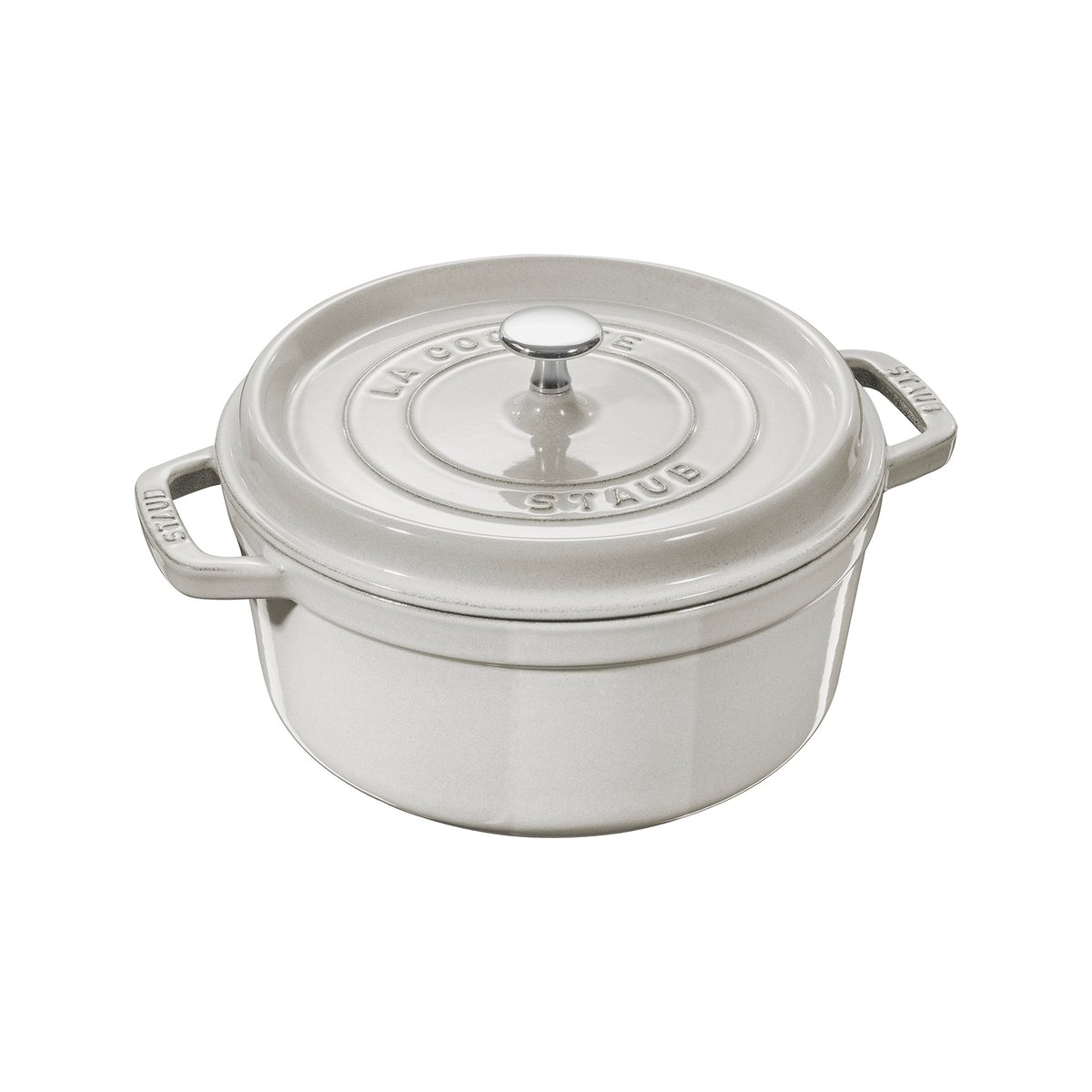 Staub White Truffle casserole 1.7 l | Scandinavian Design | Cooking pots & Casserole dishes | White