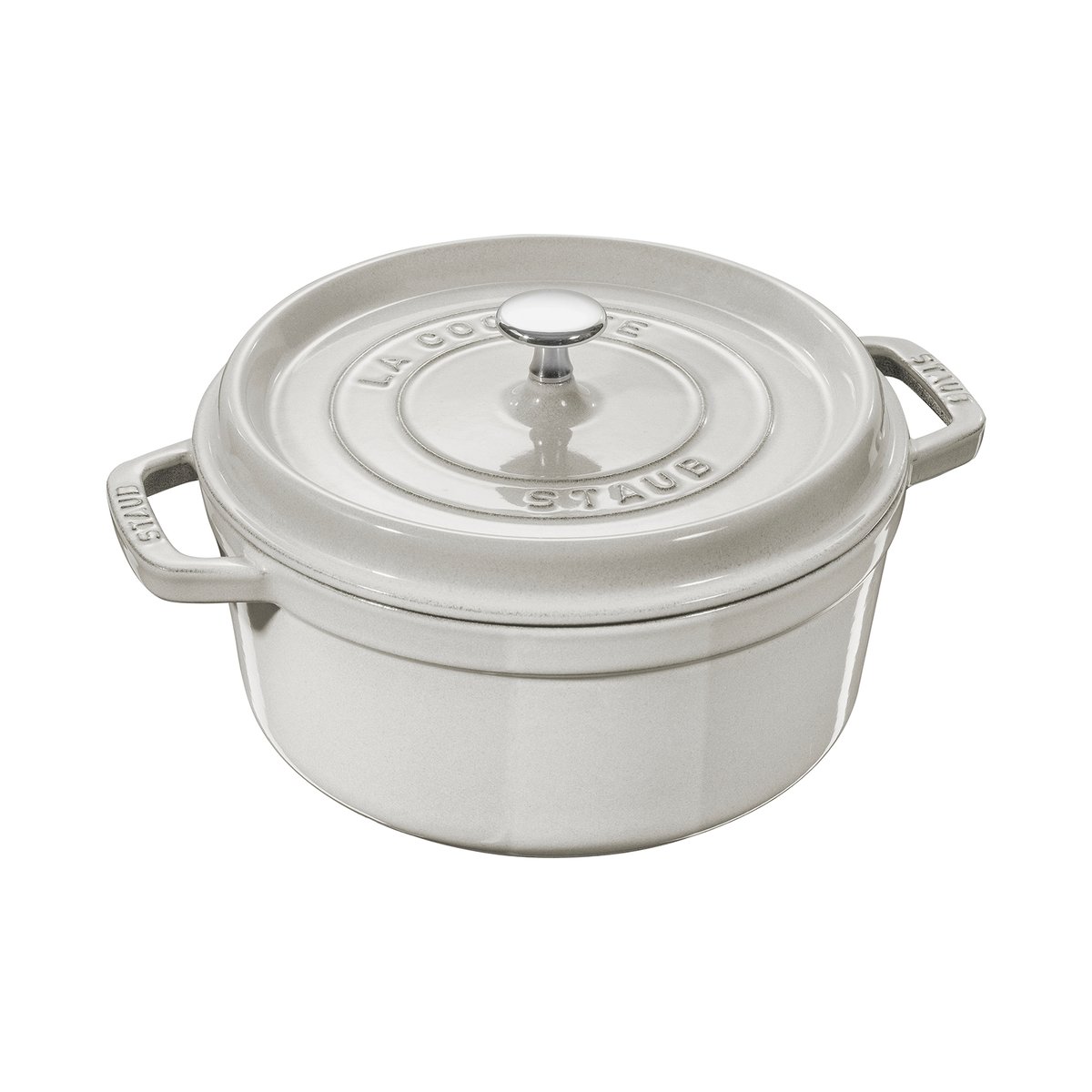 Staub White Truffle casserole 2.2 l | Scandinavian Design | Cooking pots & Casserole dishes | White