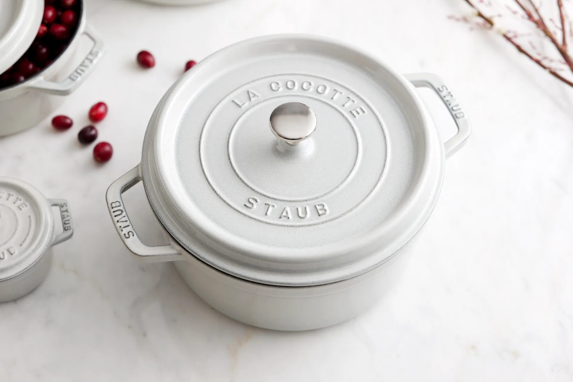 Staub White Truffle casserole, 5.2 l STAUB