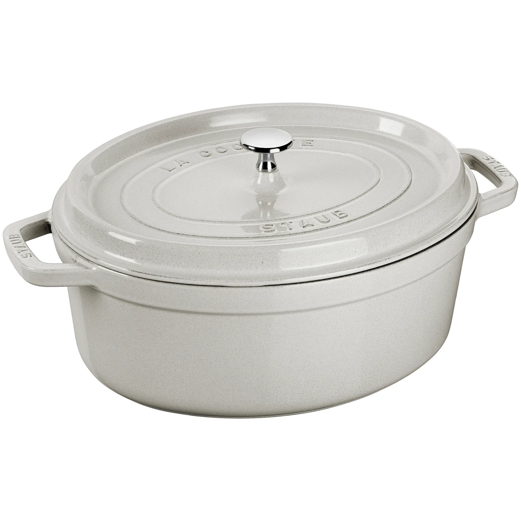 Staub White Truffle casserole oval, 8 l STAUB