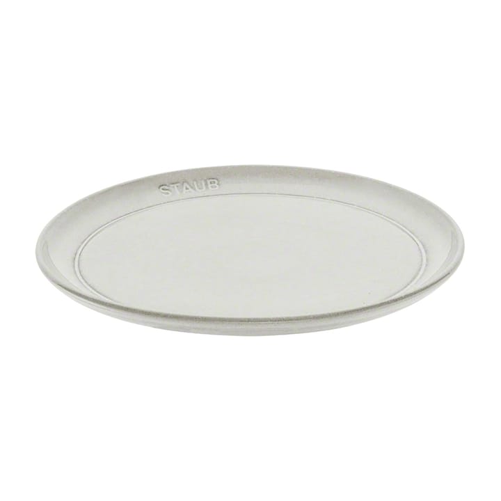 Staub White Truffle plate - 22 cm - STAUB