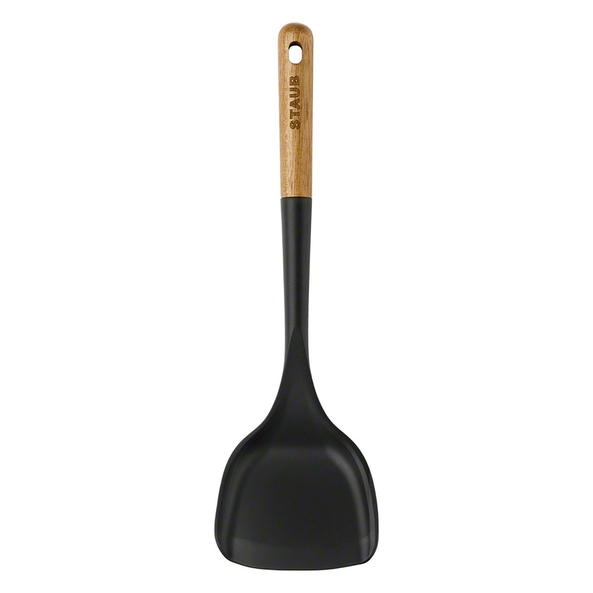 Staub wok spatula 31 cm | Scandinavian Design | Fish slices & Spatulas | Black