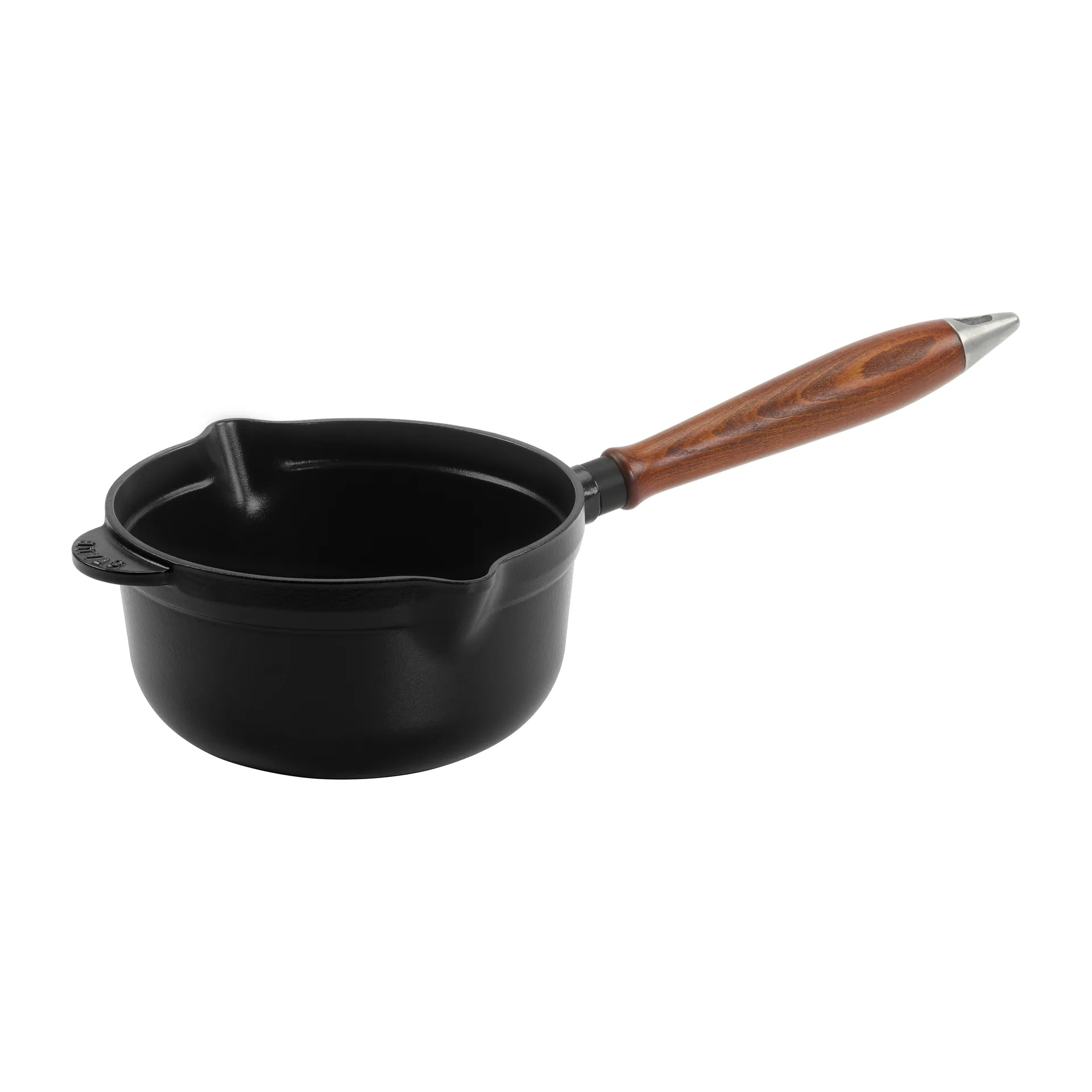 Vintage saucepan with wooden handle Ø18 cm, Black STAUB