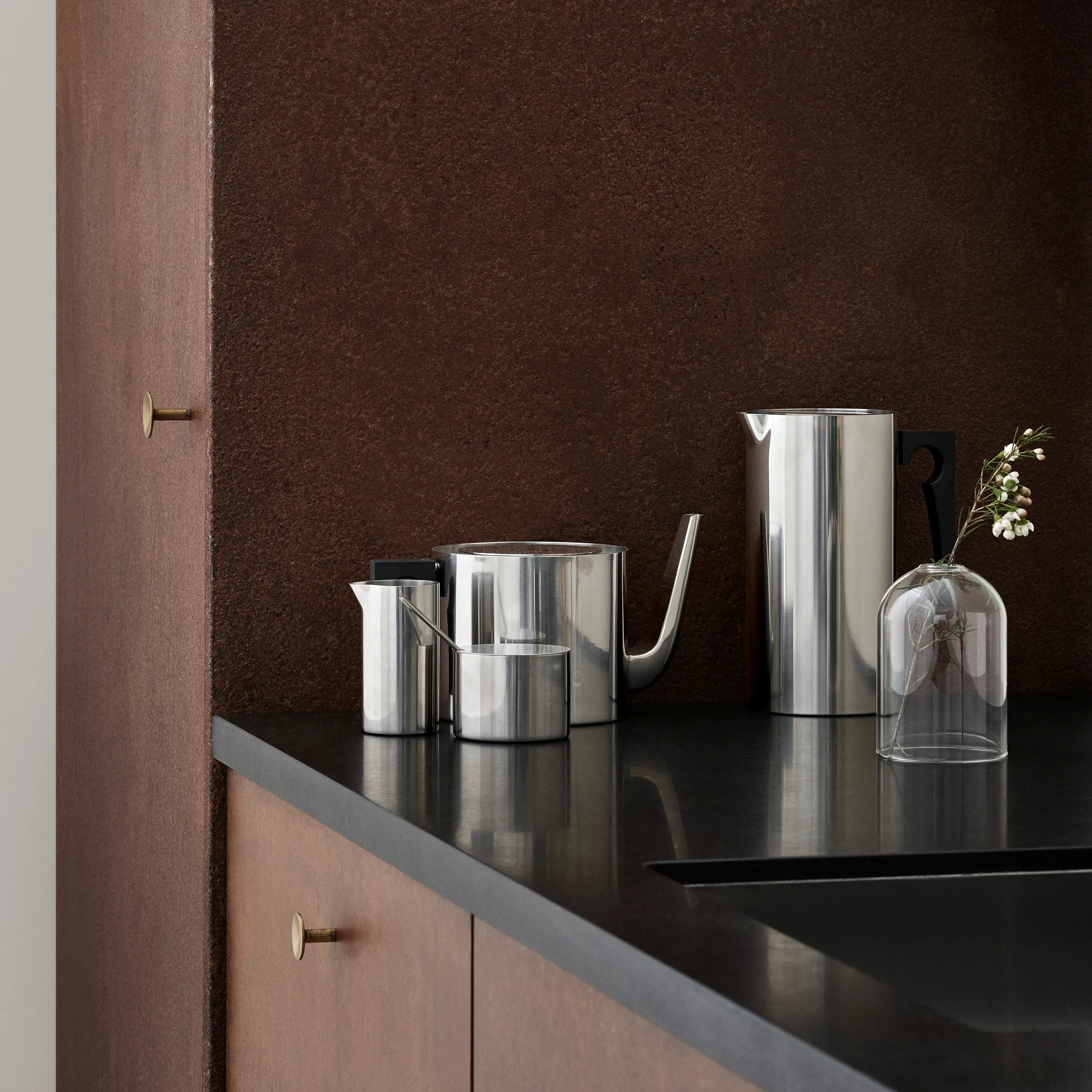 AJ cylinda-line coffee press kaffe 1 l from Stelton - NordicNest.com