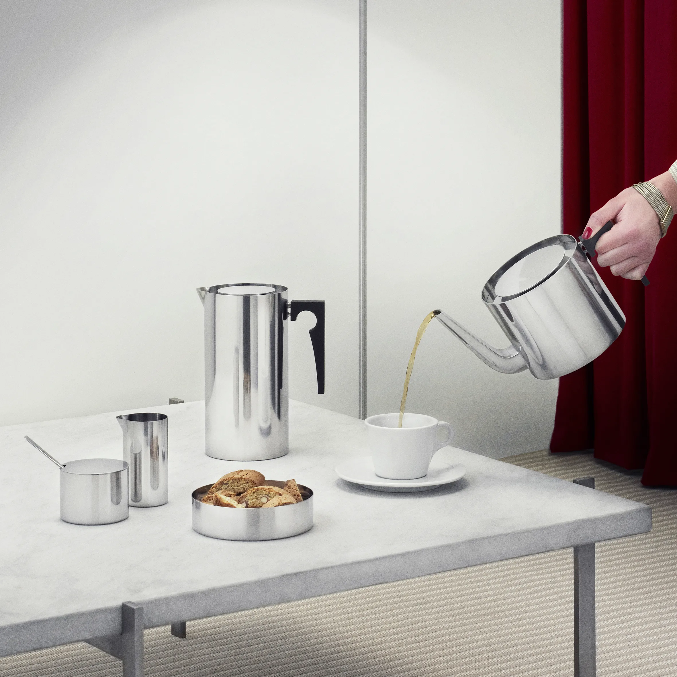 AJ cylinda-line coffee press kaffe 1 l from Stelton - NordicNest.com