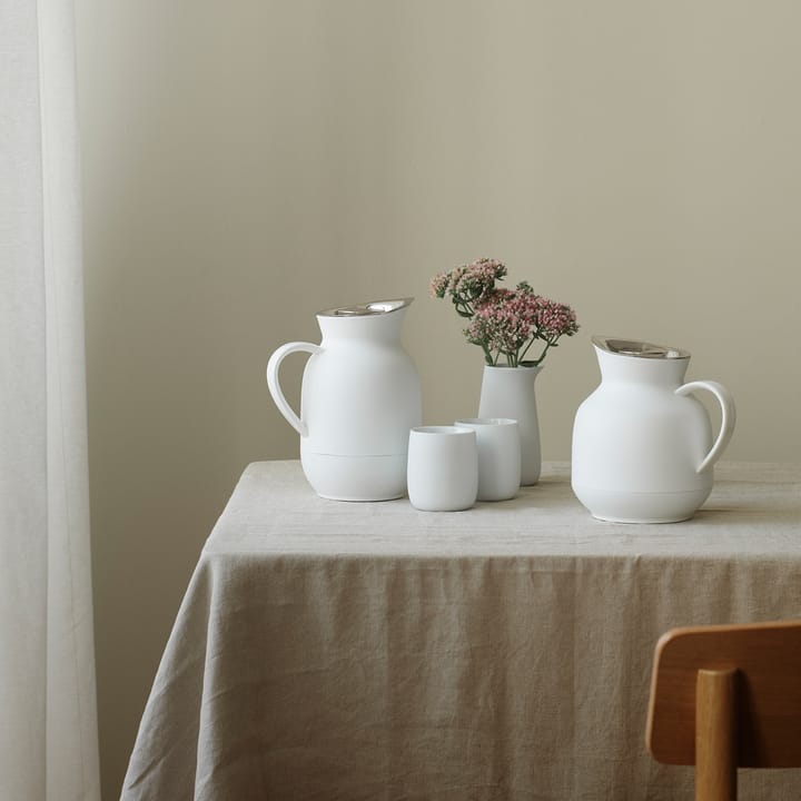 Amphora thermos jug tea 1 L - Soft white - Stelton