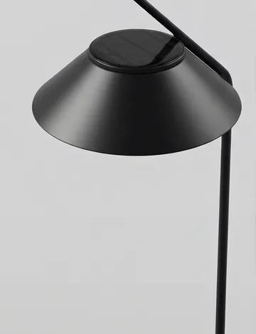 Angle solar bollard light with stand - Black - Stelton