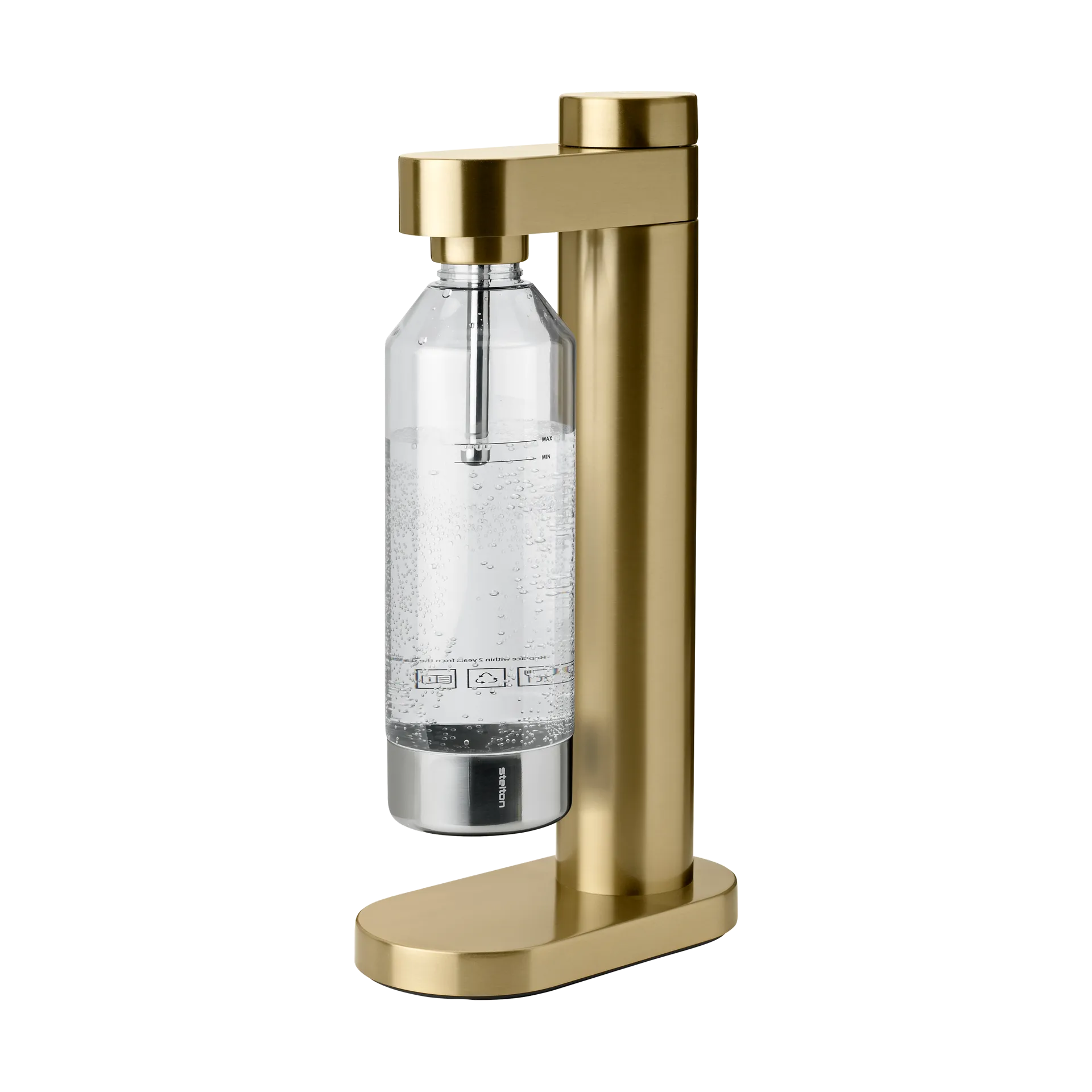 Brus carbonator, Brushed Brass Stelton